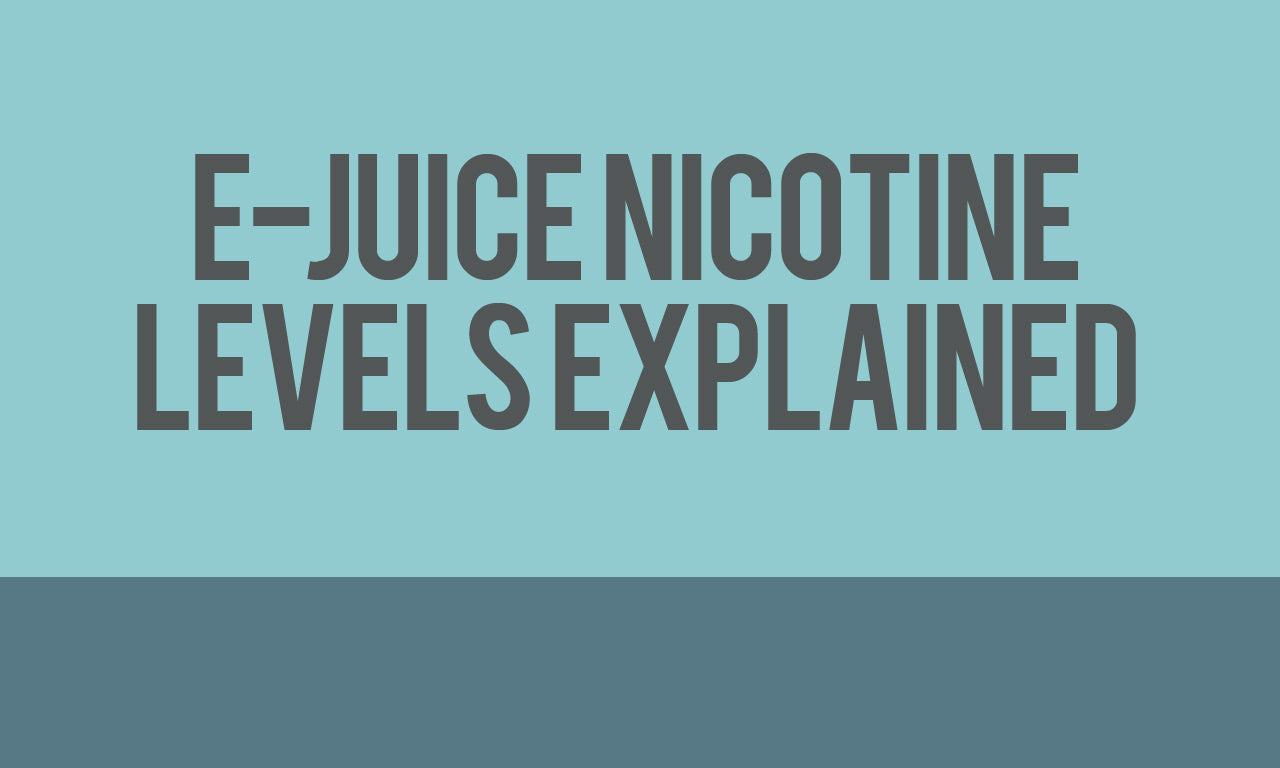 E-Juice Nicotine Levels Explained Part 1: How Much Nicotine Should I Add to my Vape Juice?