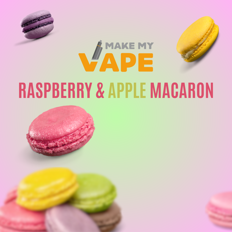 Raspberry and Apple Macaron