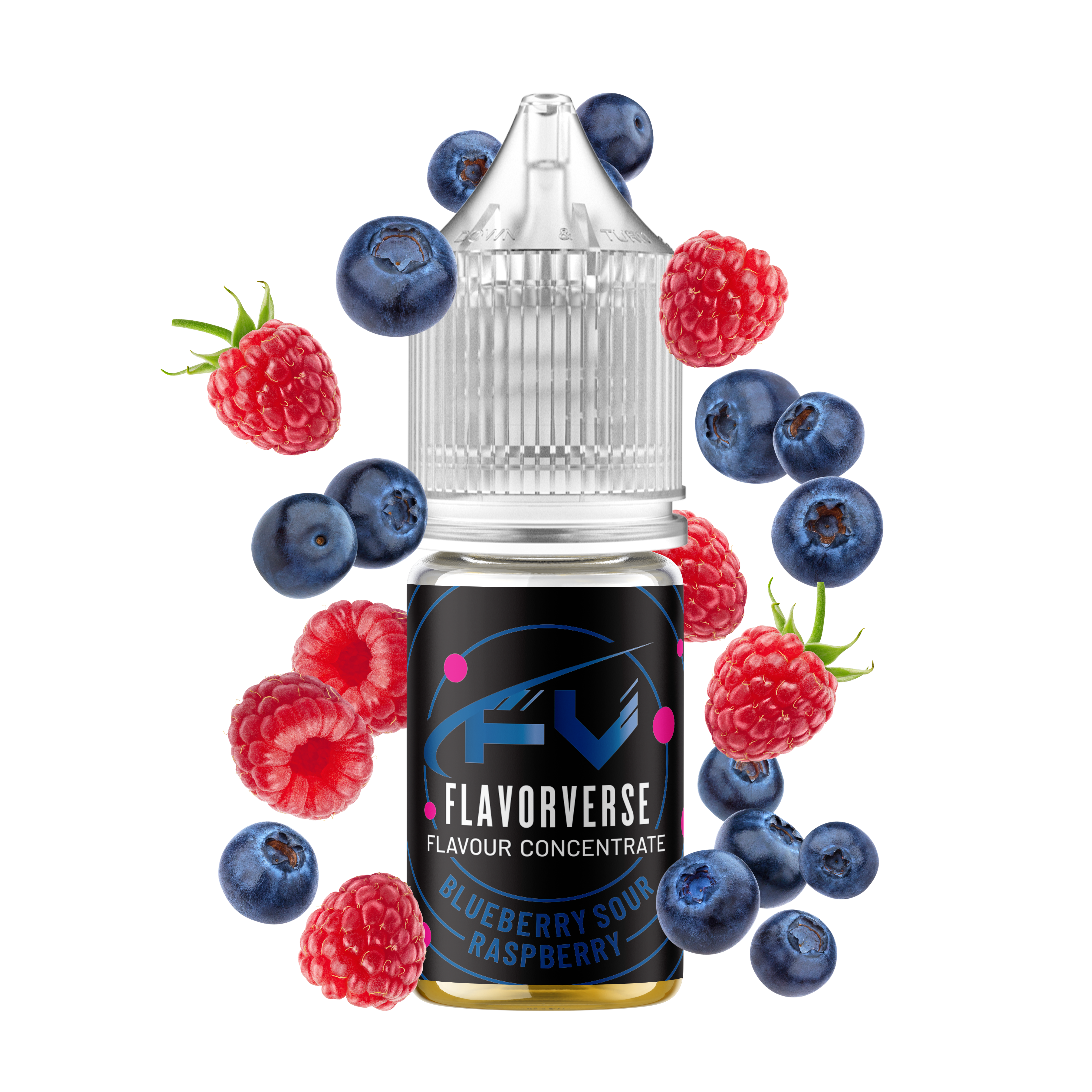 Blueberry Sour Raspberry Flavour Concentrate by FlavorVerse - 10ml & 5