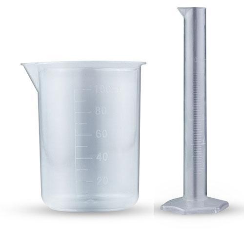 Mixing Accessories - Measuring Cylinder And Mixing Beaker Set