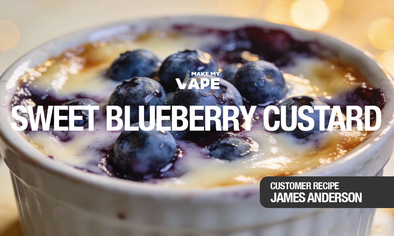 Sweet Blueberry Custard