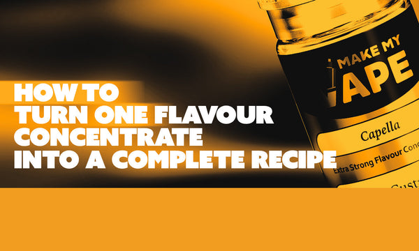 How to Turn One Flavour Concentrate into a Complete Recipe