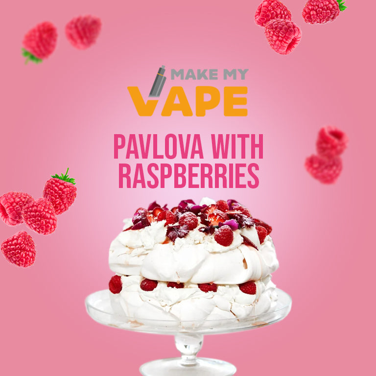 Pavlova with Raspberries