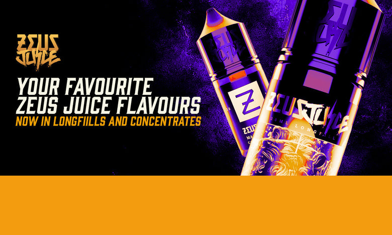 Your Favourite Zeus Juice Flavours — Now in Longfills & Concentrates