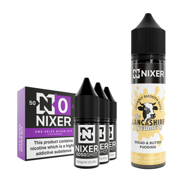 Bread & Butter Pudding 30ml/60ml Longfill - Nixer X The Lancashire Creamery