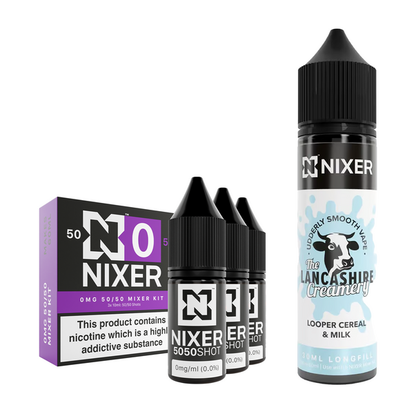 Looper Cereal & Milk 30ml/60ml Longfill - Nixer X The Lancashire Creamery