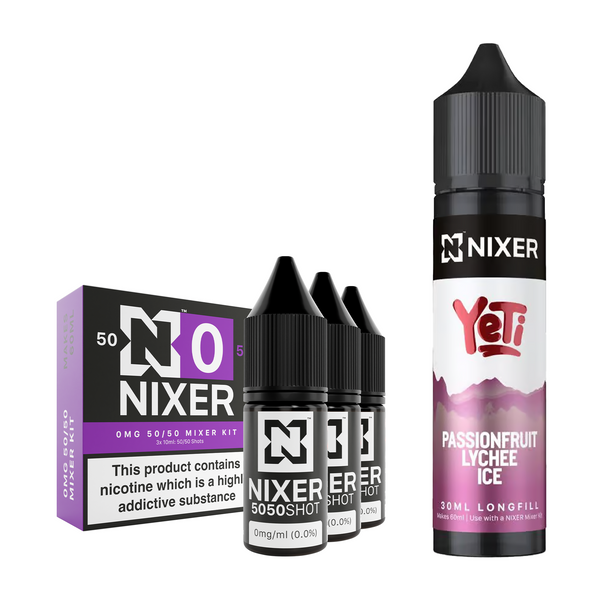 Passionfruit Lychee Ice 30ml/60ml Longfill - Nixer X Yeti