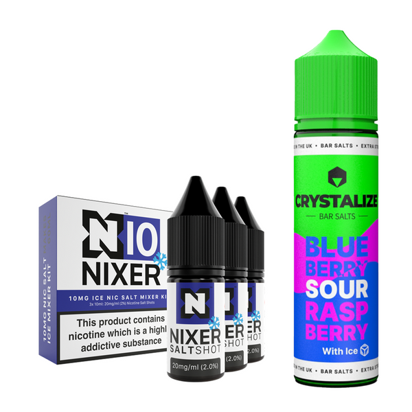 Blueberry Sour Raspberry Ice 30ml/60ml Longfill - Crystalize