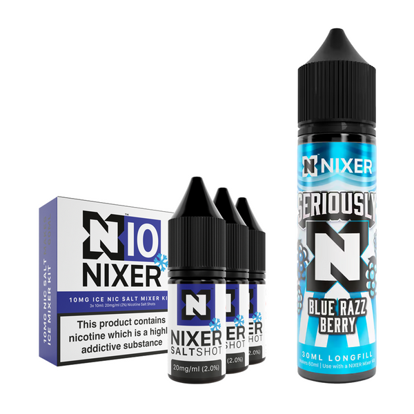 Blue Razz Berry 30ml/60ml Longfill - Nixer X Seriously