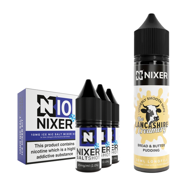 Bread & Butter Pudding 30ml/60ml Longfill - Nixer X The Lancashire Creamery