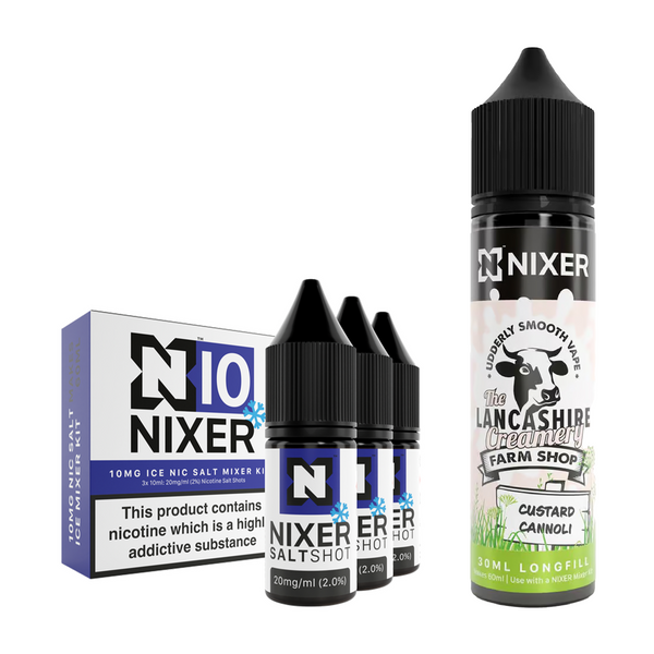 Custard Cannoli 30ml/60ml Longfill - Nixer X The Lancashire Creamery