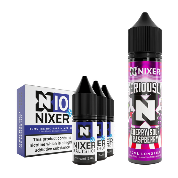 Cherry Sour Raspberry 30ml/60ml Longfill - Nixer X Seriously
