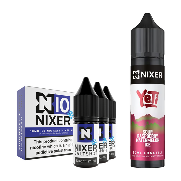 Sour Raspberry Watermelon Ice 30ml/60ml Longfill - Nixer X Yeti