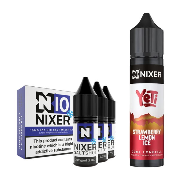 Strawberry Lemon Ice 30ml/60ml Longfill - Nixer X Yeti