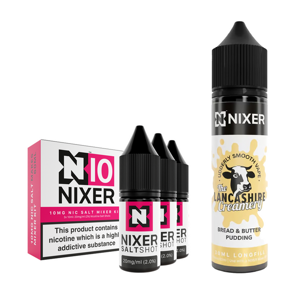 Bread & Butter Pudding 30ml/60ml Longfill - Nixer X The Lancashire Creamery