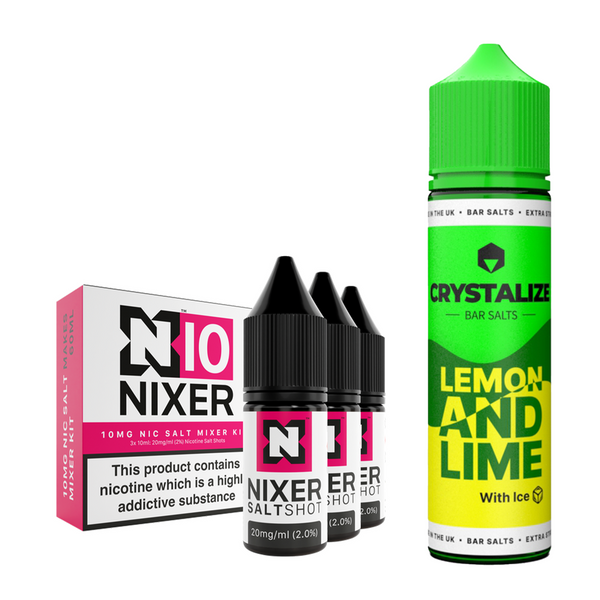 Lemon and Lime Ice 30ml/60ml Longfill - Crystalize