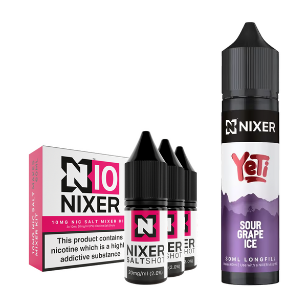 Sour Grape Ice 30ml/60ml Longfill - Nixer X Yeti