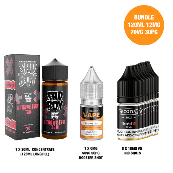 Strawberry Jam 30ml/120ml Longfill - Sad Boy