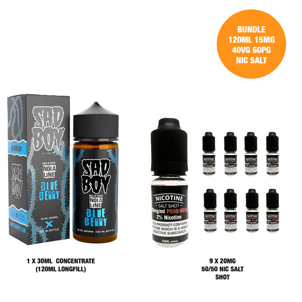 Bluberry Nola 30ml/120ml Longfill - Sad Boy