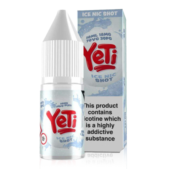 Ice Nicotine Shot By Yeti - 70/30 - 18MG