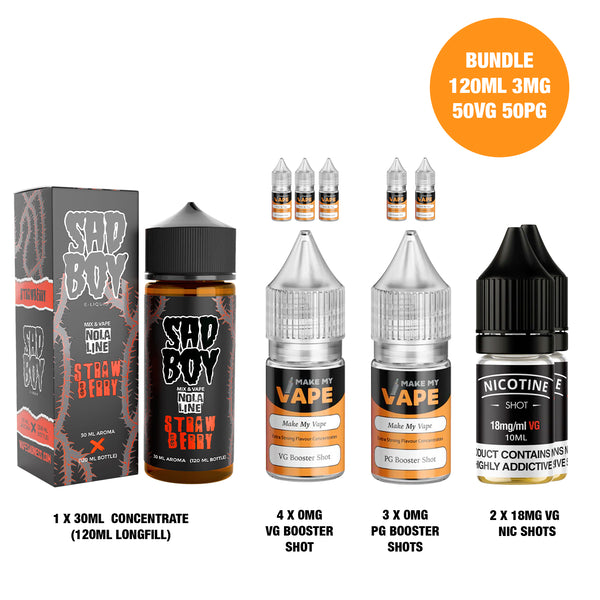 Strawberry Nola 30ml/120ml Longfill - Sad Boy