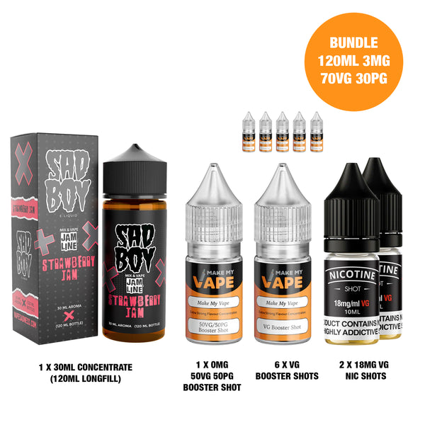 Strawberry Jam 30ml/120ml Longfill - Sad Boy