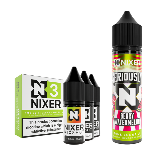 Berry Watermelon 30ml/60ml Longfill - Nixer X Seriously