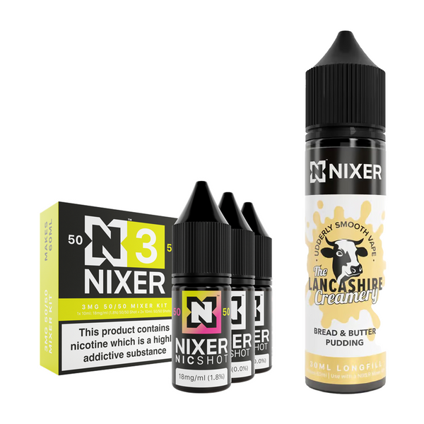 Bread & Butter Pudding 30ml/60ml Longfill - Nixer X The Lancashire Creamery