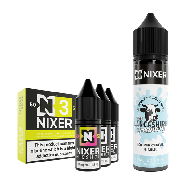 Looper Cereal & Milk 30ml/60ml Longfill - Nixer X The Lancashire Creamery