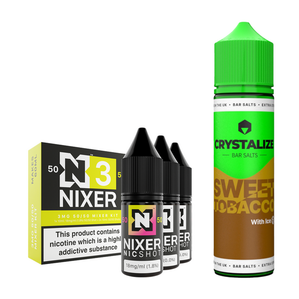 Sweet Tobacco Low Ice 30ml/60ml Longfill - Crystalize