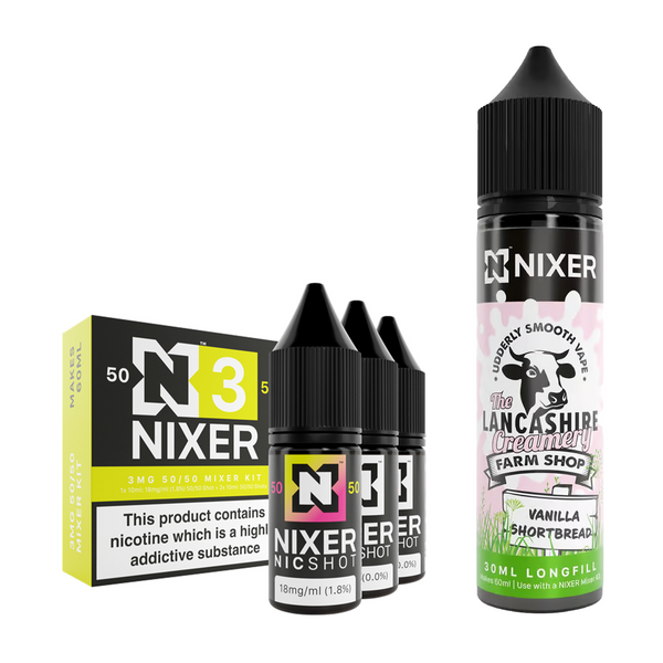 Vanilla Shortbread 30ml/60ml Longfill - Nixer X The Lancashire Creamery