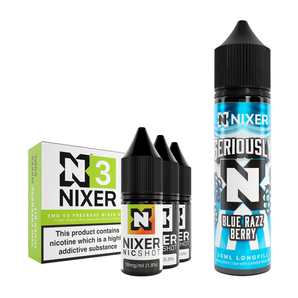 Blue Razz Berry 30ml/60ml Longfill - Nixer X Seriously