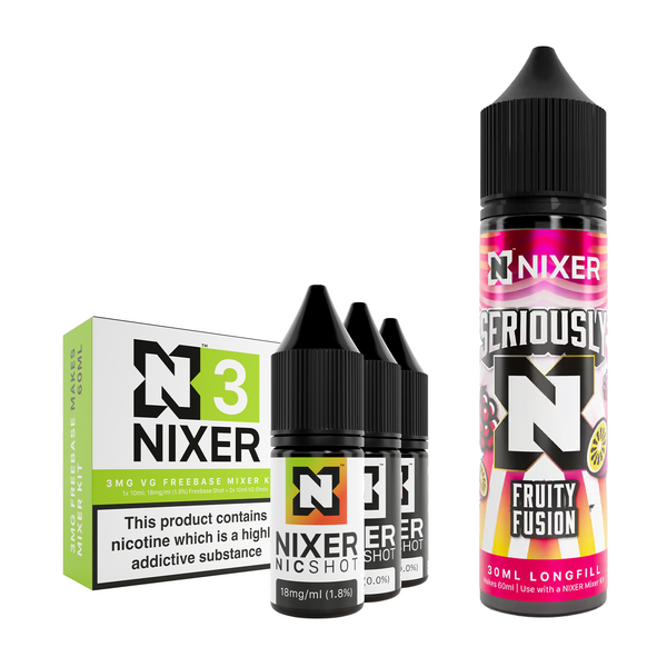 Fruity Fusion 30ml/60ml Longfill - Nixer X Seriously