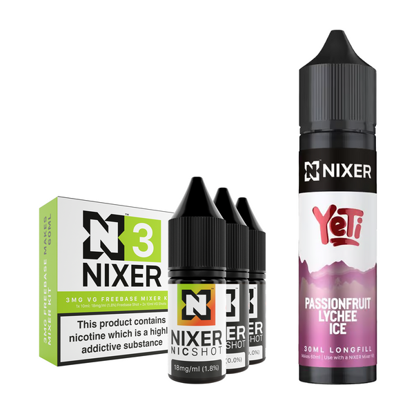 Passionfruit Lychee Ice 30ml/60ml Longfill - Nixer X Yeti