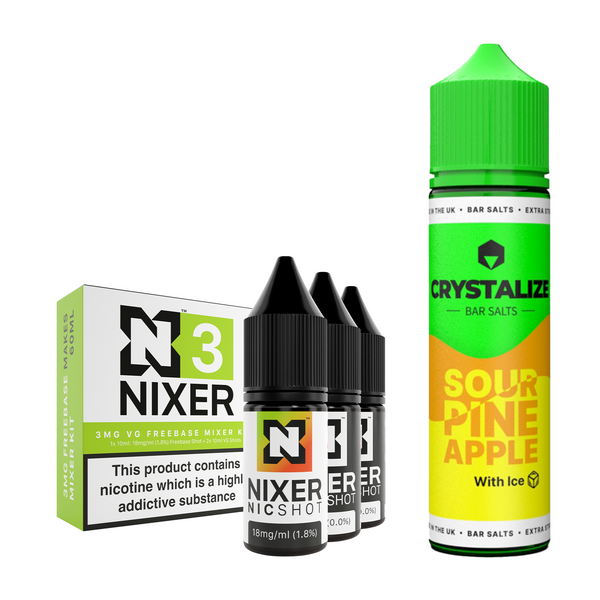 Pineapple Sour Ice 30ml/60ml Longfill - Crystalize
