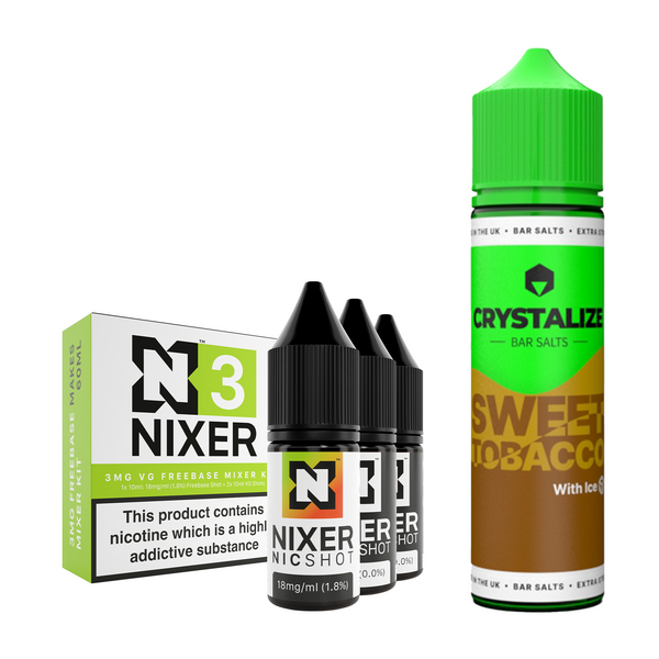 Sweet Tobacco Low Ice 30ml/60ml Longfill - Crystalize
