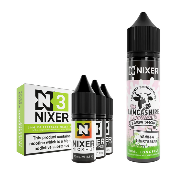 Vanilla Shortbread 30ml/60ml Longfill - Nixer X The Lancashire Creamery