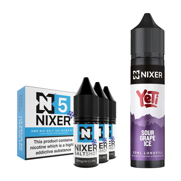 Sour Grape Ice 30ml/60ml Longfill - Nixer X Yeti