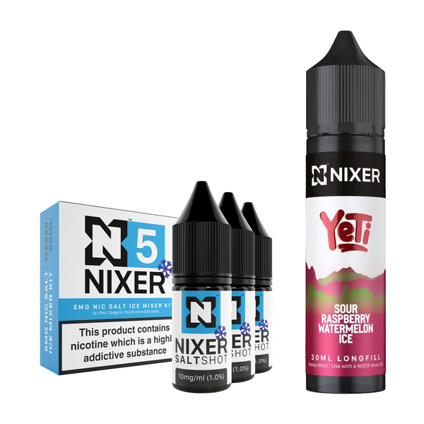 Sour Raspberry Watermelon Ice 30ml/60ml Longfill - Nixer X Yeti