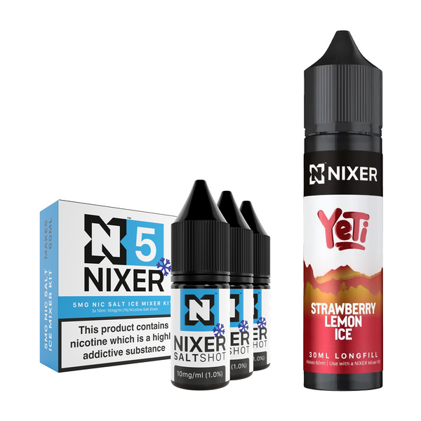 Strawberry Lemon Ice 30ml/60ml Longfill - Nixer X Yeti