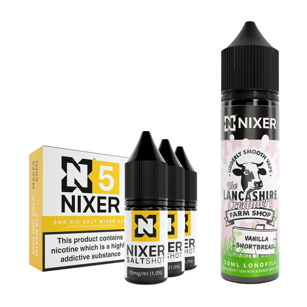 Vanilla Shortbread 30ml/60ml Longfill - Nixer X The Lancashire Creamery