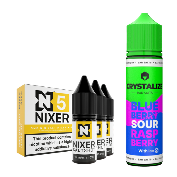 Blueberry Sour Raspberry Ice 30ml/60ml Longfill - Crystalize