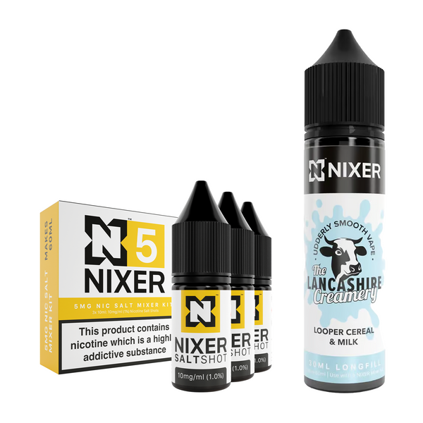 Looper Cereal & Milk 30ml/60ml Longfill - Nixer X The Lancashire Creamery