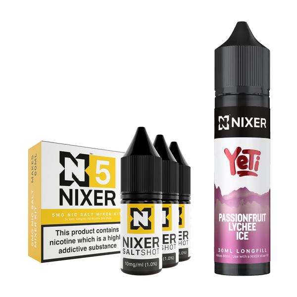 Passionfruit Lychee Ice 30ml/60ml Longfill - Nixer X Yeti