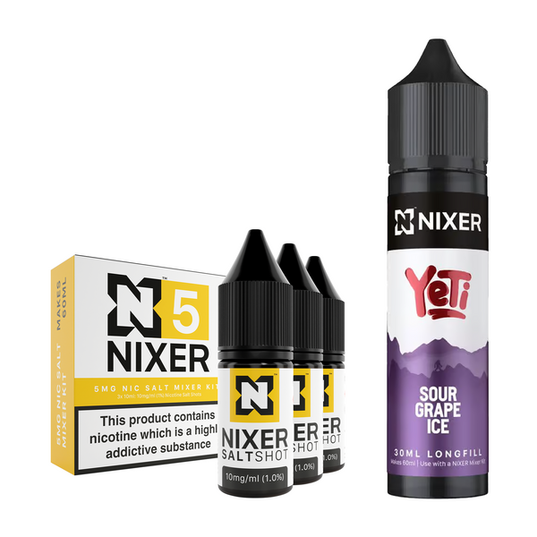 Sour Grape Ice 30ml/60ml Longfill - Nixer X Yeti