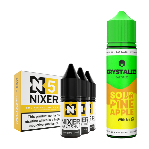 Pineapple Sour Ice 30ml/60ml Longfill - Crystalize