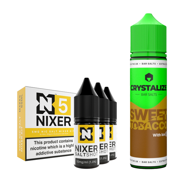 Sweet Tobacco Low Ice 30ml/60ml Longfill - Crystalize