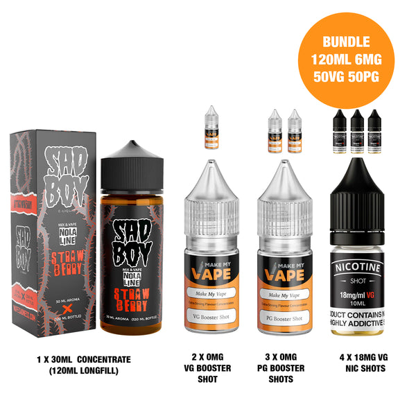 Strawberry Nola 30ml/120ml Longfill - Sad Boy