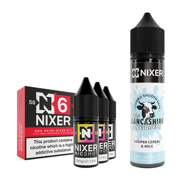 Looper Cereal & Milk 30ml/60ml Longfill - Nixer X The Lancashire Creamery