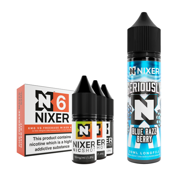 Blue Razz Berry 30ml/60ml Longfill - Nixer X Seriously
